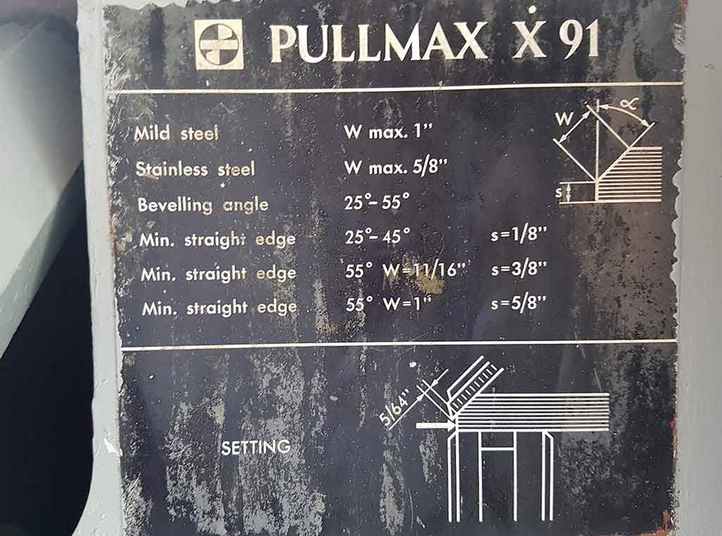 Biseladora Pullmax X91