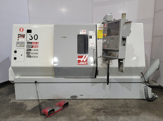 Torno CNC Haas SL-30T con Alimentador Haas Bar 300