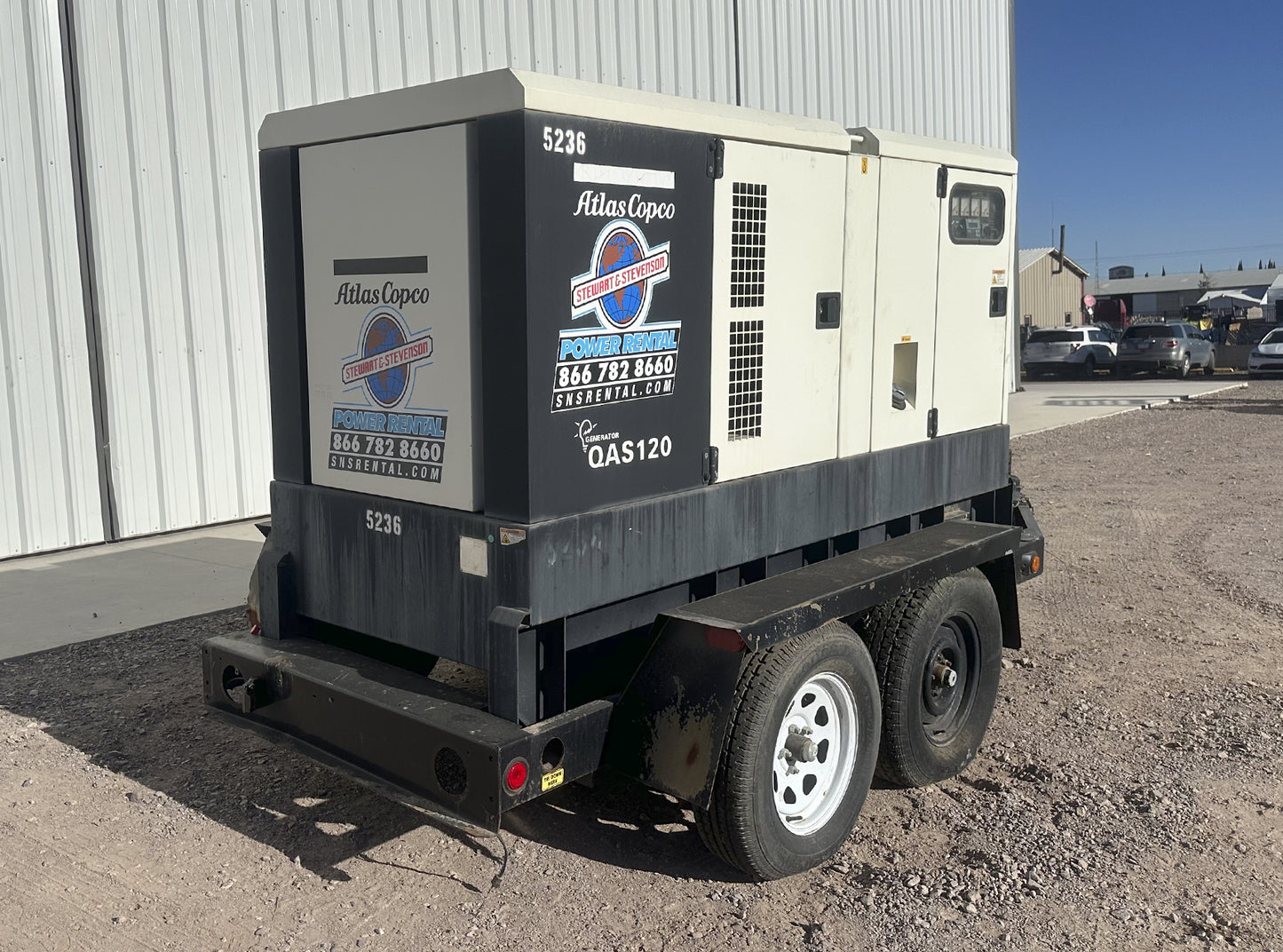 Generador Atlas Copco QAS 120 JDS 95KW