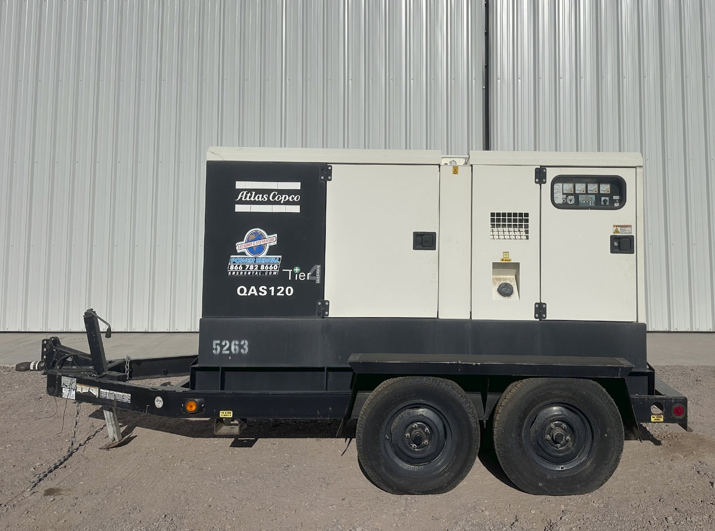Generador Atlas Copco QAS 120 IT4 95KW