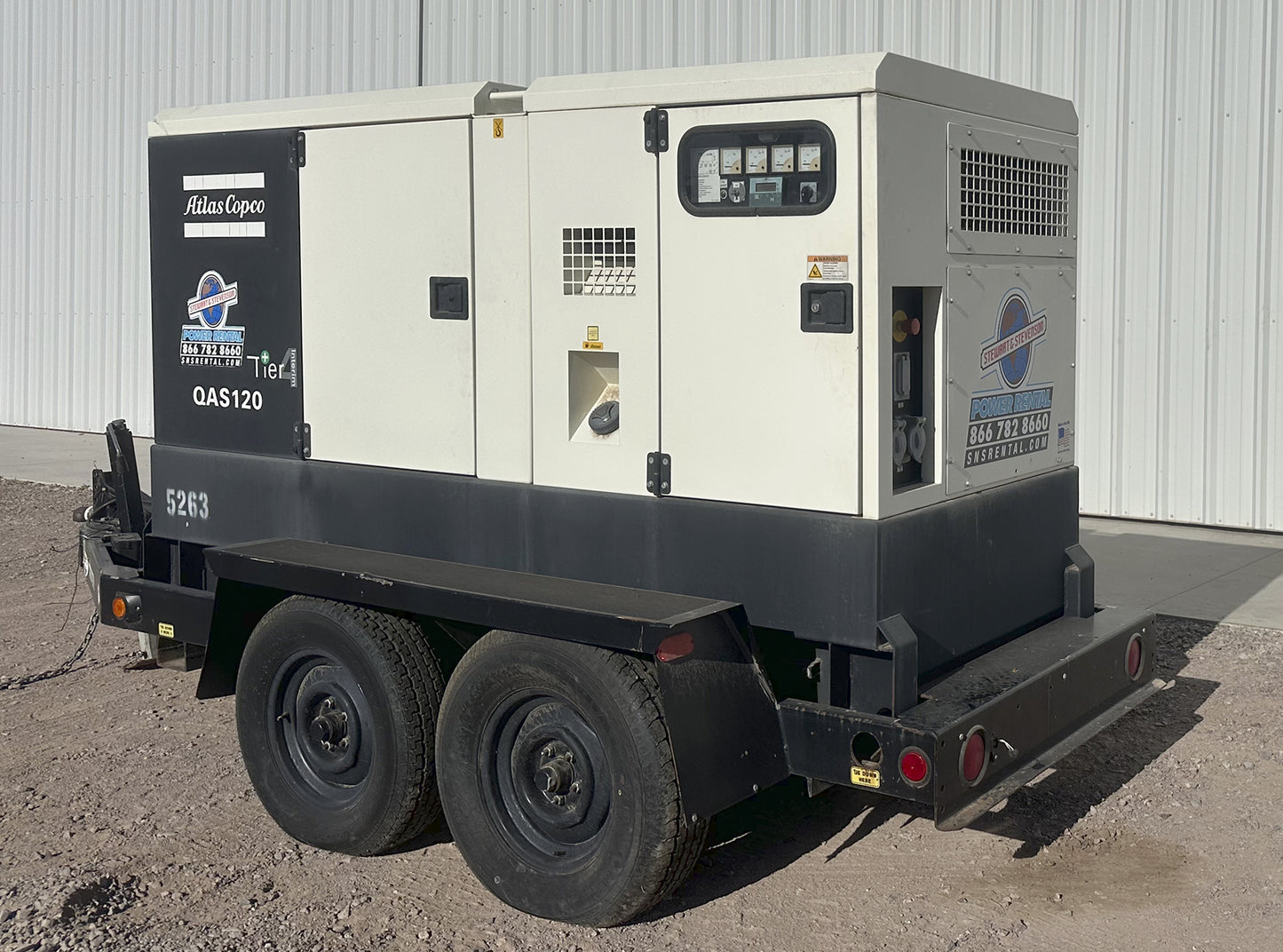 Generador Atlas Copco QAS 120 IT4 95KW