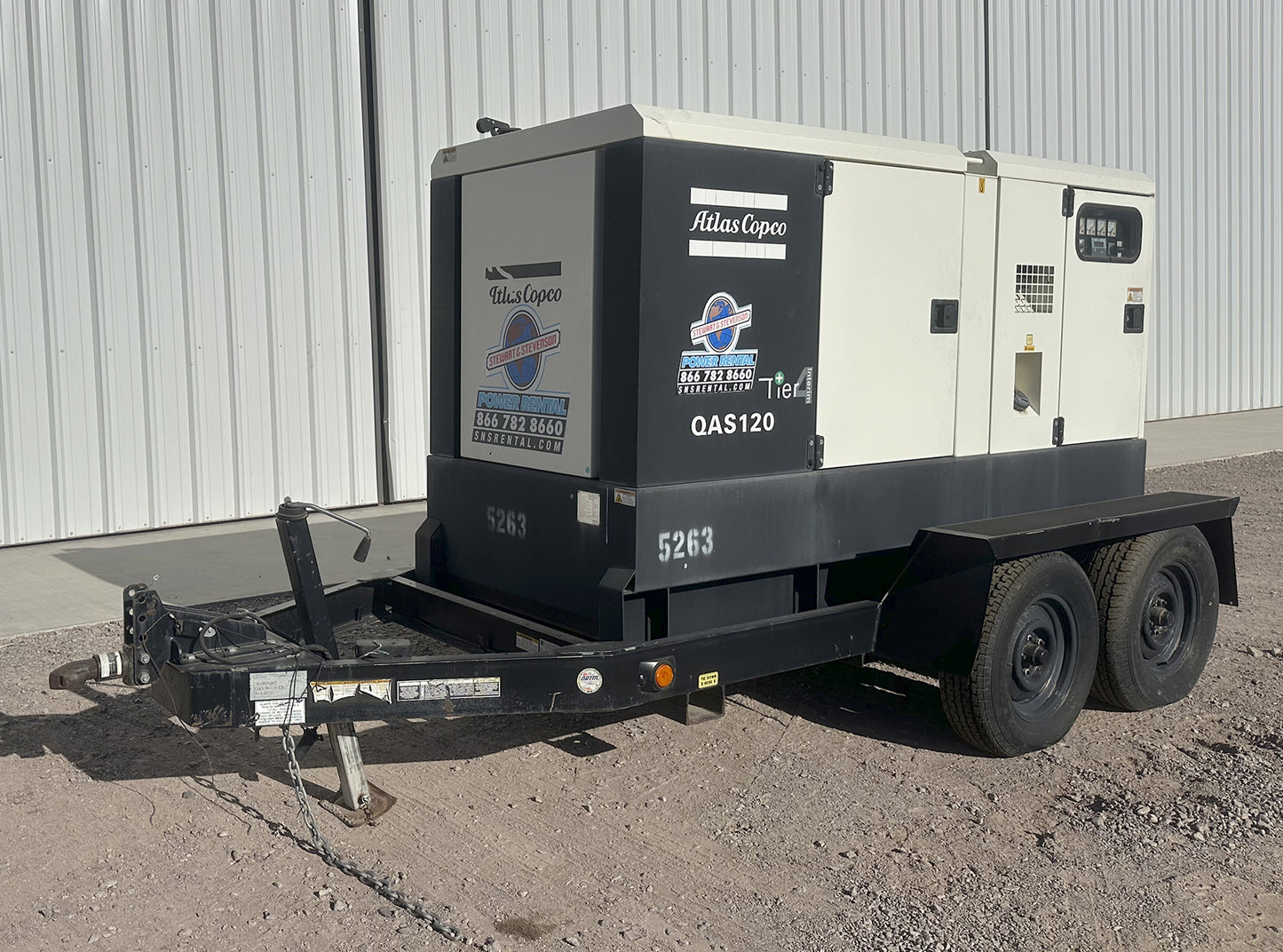 Generador Atlas Copco QAS 120 IT4 95KW