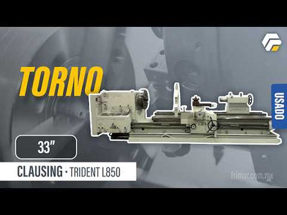 Torno Clausing Trident L850 33" Volteo