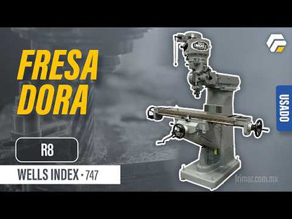 Fresadora Wells Index 747 9" x 46"