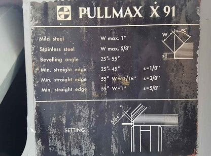Biseladora Pullmax X91